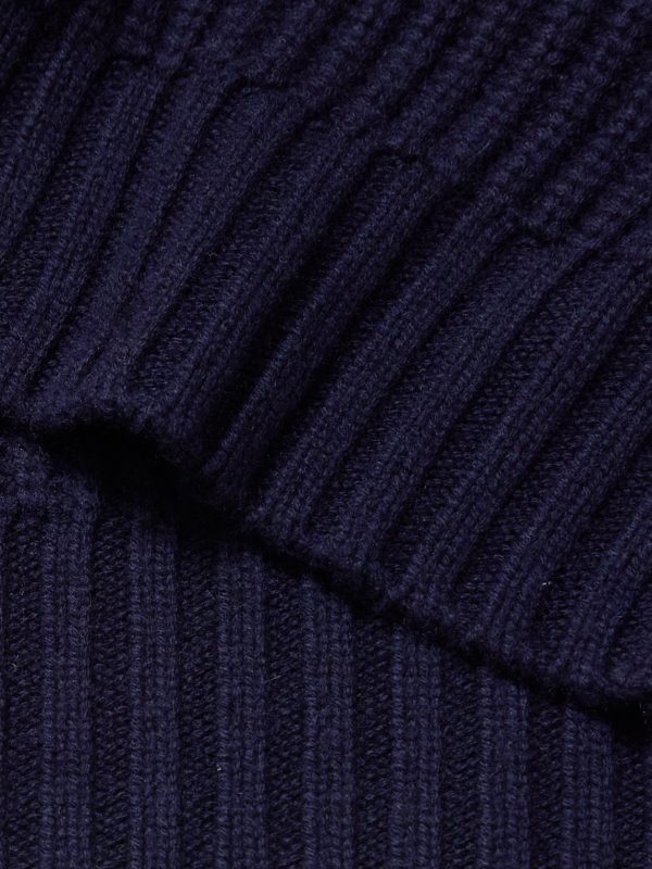 Ribbed Wool and Cashmere-Blend Half-Zip Sweater - E1 Ribbed Wool and Cashmere-Blend Half-Zip Sweater - E1