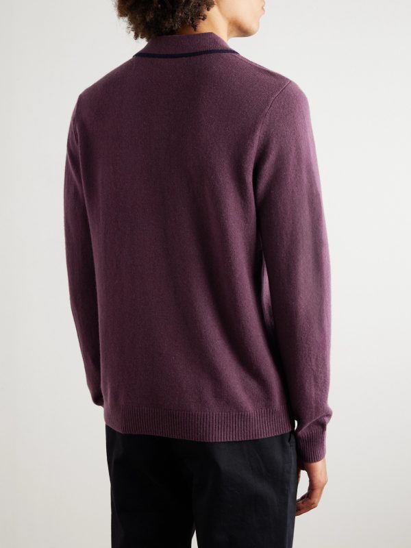 Cashmere Polo Sweater - BK Cashmere Polo Sweater - BK