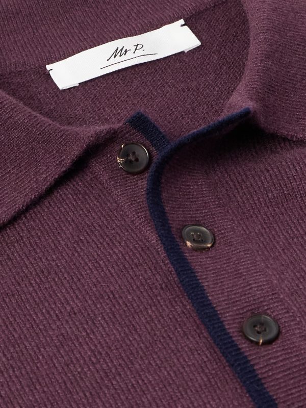 Cashmere Polo Sweater - CU Cashmere Polo Sweater - CU