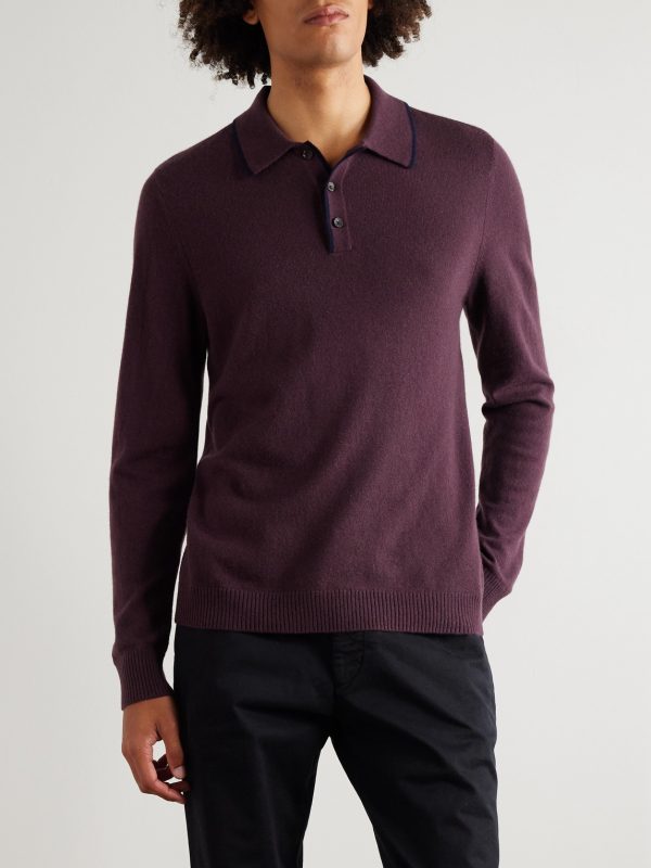 Cashmere Polo Sweater - FR Cashmere Polo Sweater - FR