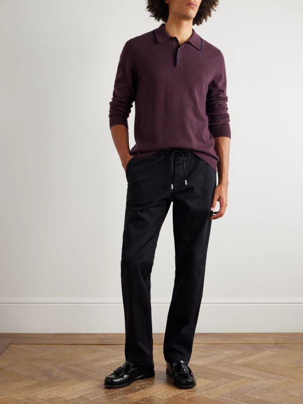 Cashmere Polo Sweater - OU Cashmere Polo Sweater - OU