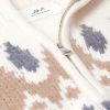 Geo Fair Isle Wool and Cashmere-Blend Half-Zip Sweater - CU Geo Fair Isle Wool and Cashmere-Blend Half-Zip Sweater - CU