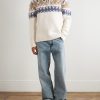 Geo Fair Isle Wool and Cashmere-Blend Half-Zip Sweater - OU Geo Fair Isle Wool and Cashmere-Blend Half-Zip Sweater - OU