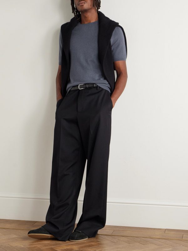 Knitted Cashmere T-Shirt - OU