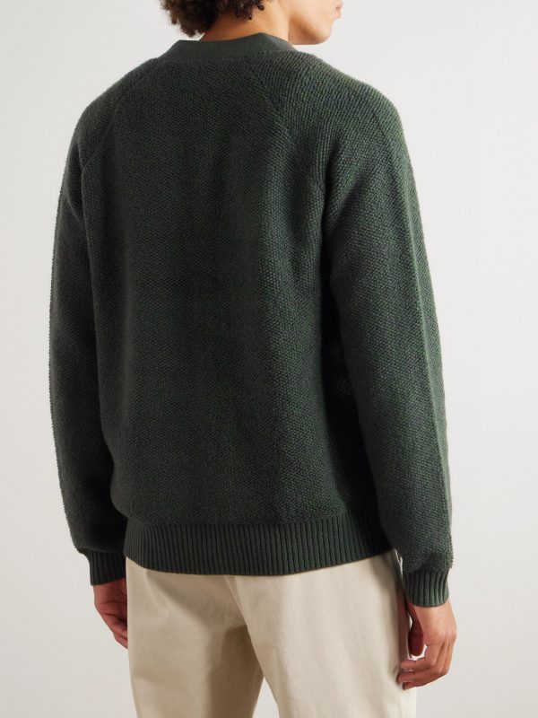 Cashmere-Terry Cardigan - BK Cashmere-Terry Cardigan - BK