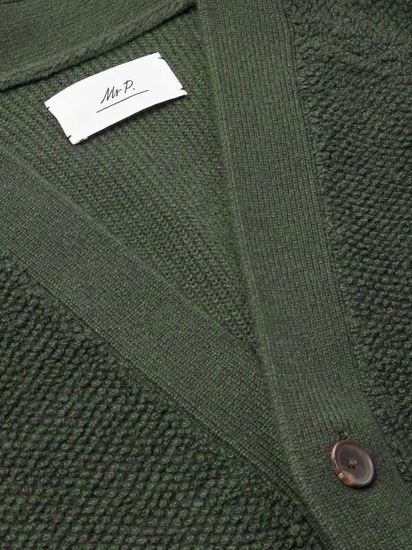 Cashmere-Terry Cardigan - CU Cashmere-Terry Cardigan - CU
