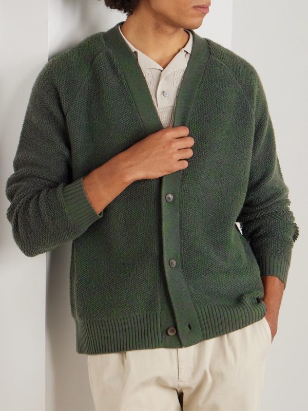 Cashmere-Terry Cardigan - FR Cashmere-Terry Cardigan - FR