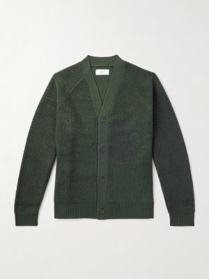 Cashmere-Terry Cardigan