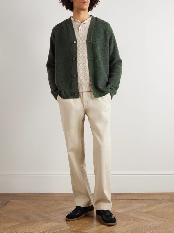 Cashmere-Terry Cardigan - OU Cashmere-Terry Cardigan - OU