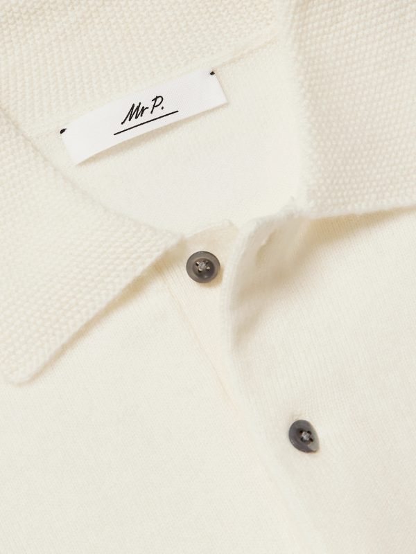 Wool and Cashmere-Blend Polo Shirt - CU