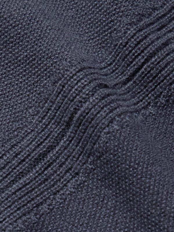 Wool and Cashmere-Blend Polo Shirt - E1 Wool and Cashmere-Blend Polo Shirt - E1