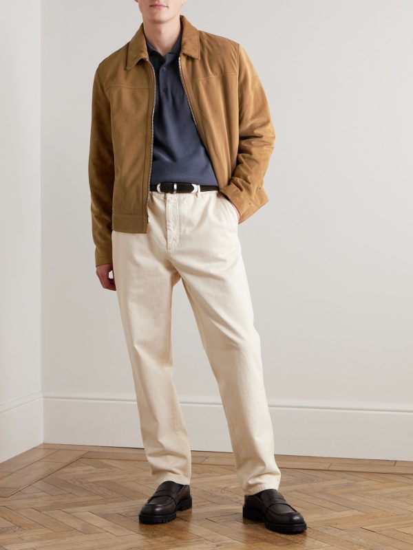 Wool and Cashmere-Blend Polo Shirt - OU Wool and Cashmere-Blend Polo Shirt - OU