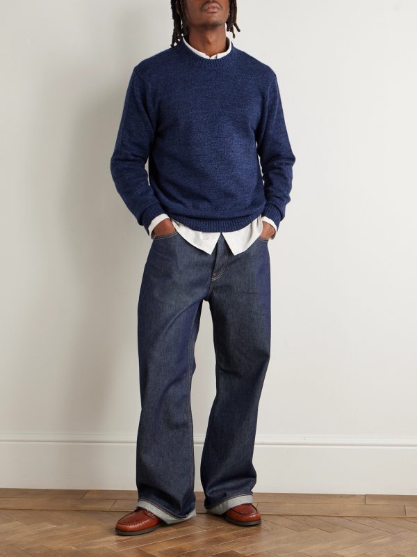 Wool and Cashmere-Blend Sweater - OU Wool and Cashmere-Blend Sweater - OU