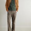 Ribbed Wool and Cashmere-Blend Half-Zip Sweater - OU Ribbed Wool and Cashmere-Blend Half-Zip Sweater - OU