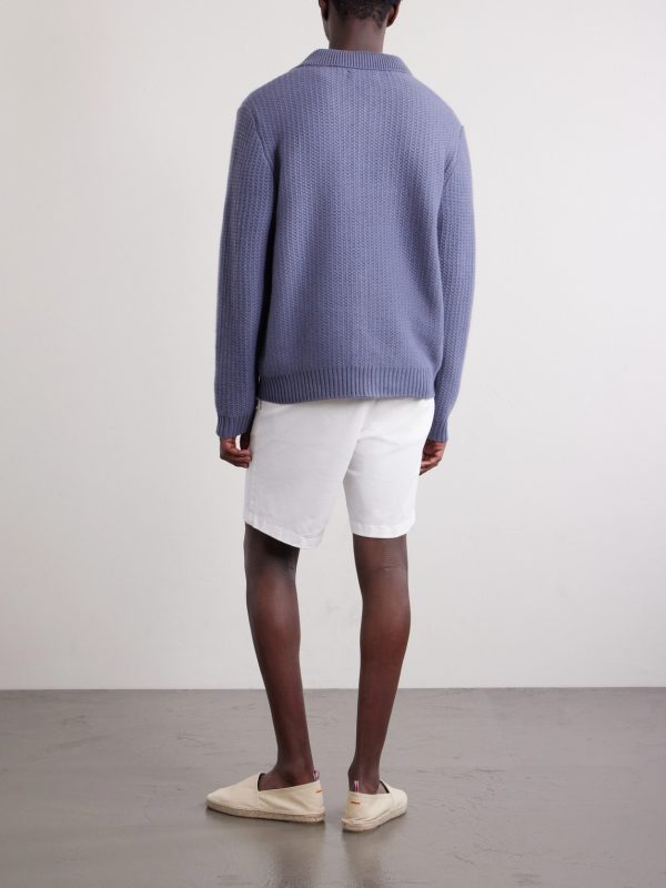 Textured Wool and Cashmere-Blend Overshirt - BK Textured Wool and Cashmere-Blend Overshirt - BK