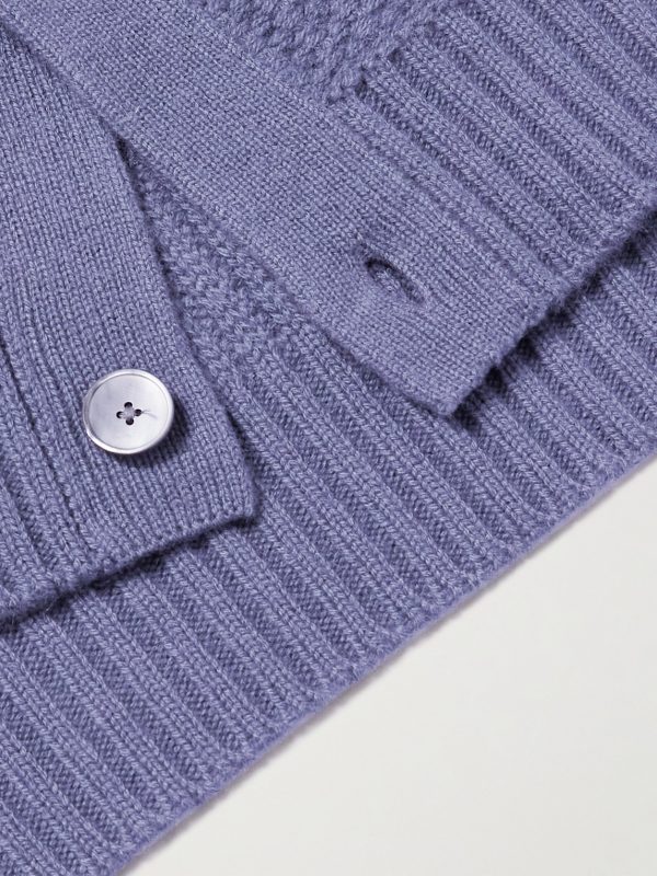 Textured Wool and Cashmere-Blend Overshirt - E1 Textured Wool and Cashmere-Blend Overshirt - E1