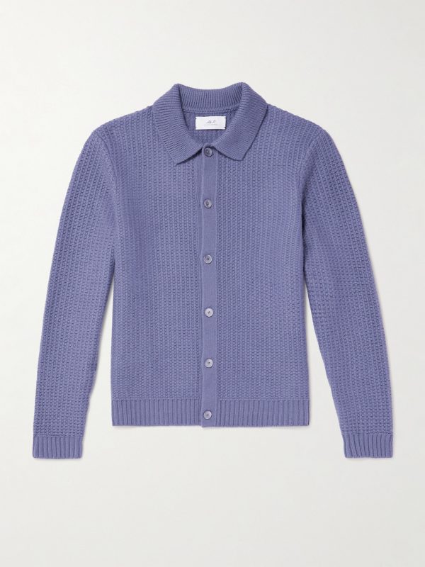 Textured Wool and Cashmere-Blend Overshirt Textured Wool and Cashmere-Blend Overshirt