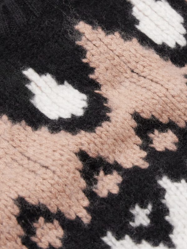 Geo Intarsia-Knit Wool and Cashmere-Blend Sweater - E1 Geo Intarsia-Knit Wool and Cashmere-Blend Sweater - E1