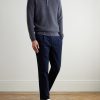 Textured-Cashmere Polo Shirt - OU