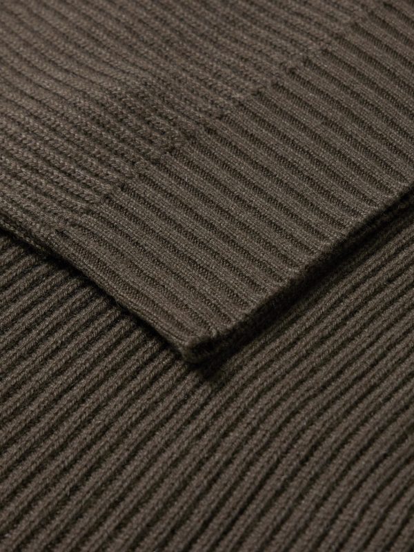 Ribbed Cashmere Polo Shirt - E1 Ribbed Cashmere Polo Shirt - E1