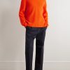 Ribbed Merino Wool Polo Shirt - OU