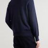 Merino Wool Half-Zip Sweater - BK Merino Wool Half-Zip Sweater - BK