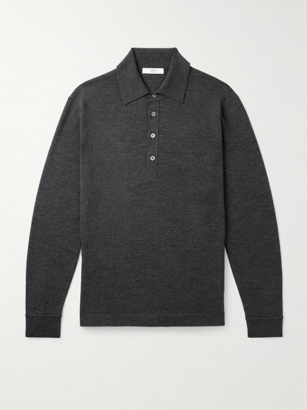 Merino Wool Polo Shirt