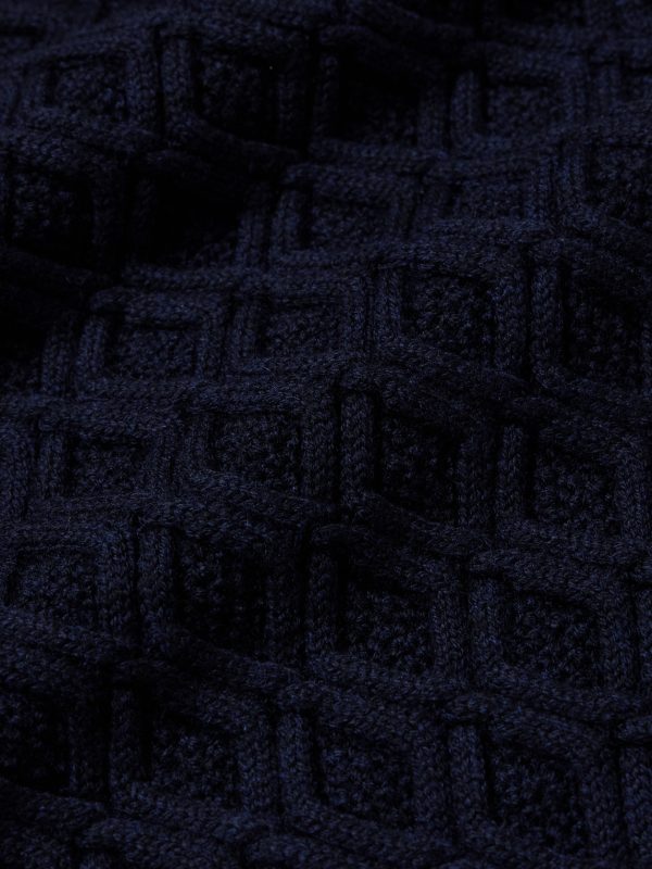 Cable-Knit Merino Wool Sweater - E1