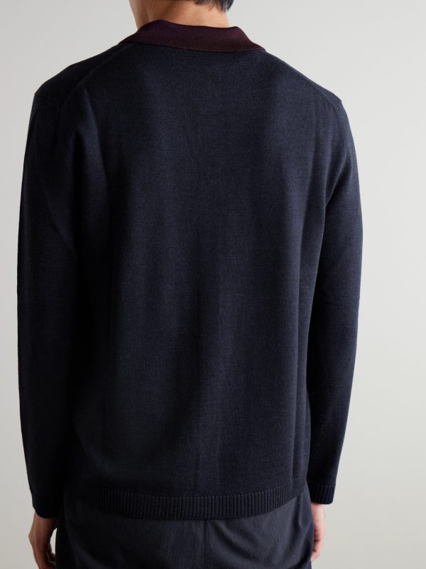 Two-Tone Merino Wool Shirt - BK Two-Tone Merino Wool Shirt - BK