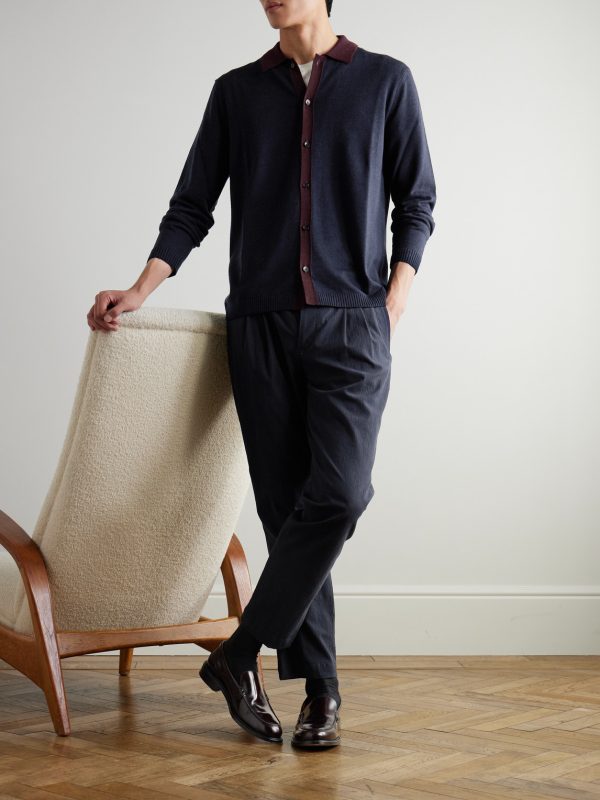 Two-Tone Merino Wool Shirt - OU Two-Tone Merino Wool Shirt - OU