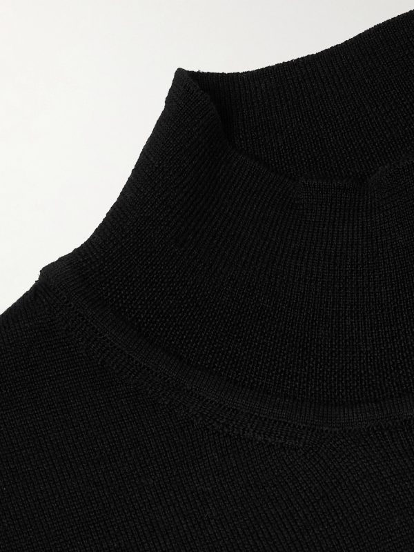 Merino Wool Mock-Neck Sweater - CU Merino Wool Mock-Neck Sweater - CU