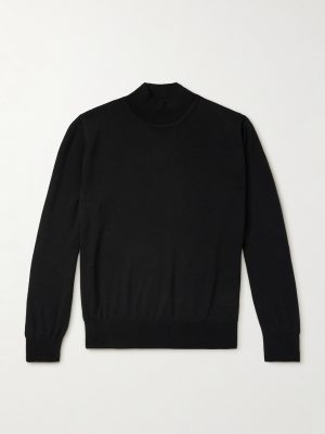 Merino Wool Mock-Neck Sweater Merino Wool Mock-Neck Sweater