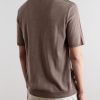 Ribbed Merino Wool T-Shirt - BK Ribbed Merino Wool T-Shirt - BK