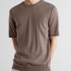 Ribbed Merino Wool T-Shirt - FR Ribbed Merino Wool T-Shirt - FR