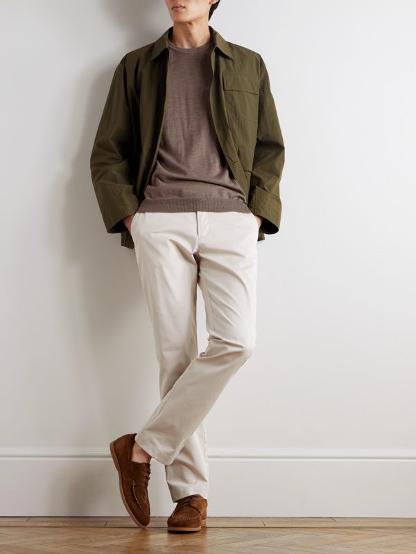 Ribbed Merino Wool T-Shirt - OU Ribbed Merino Wool T-Shirt - OU