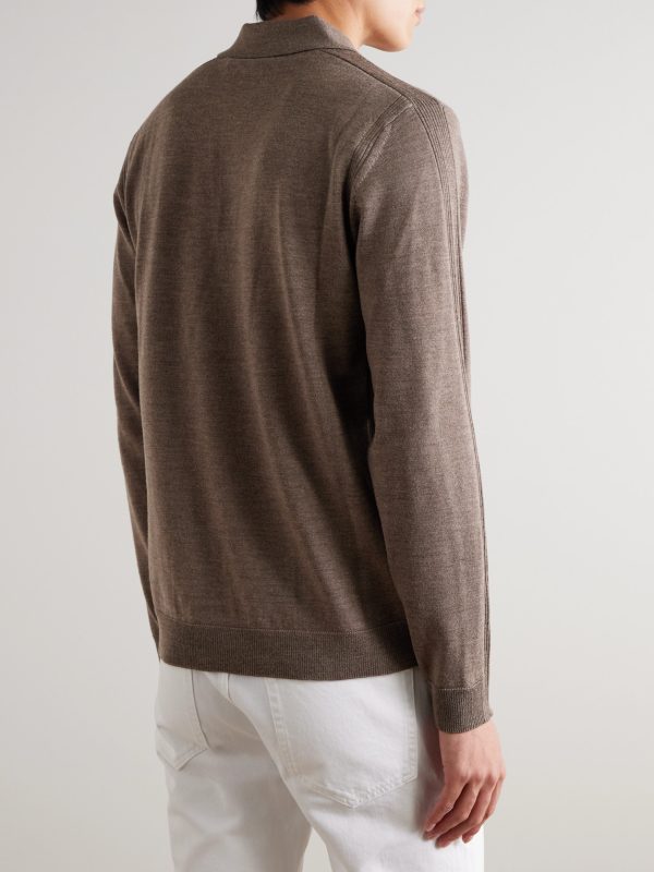 Merino Wool Polo Shirt - BK