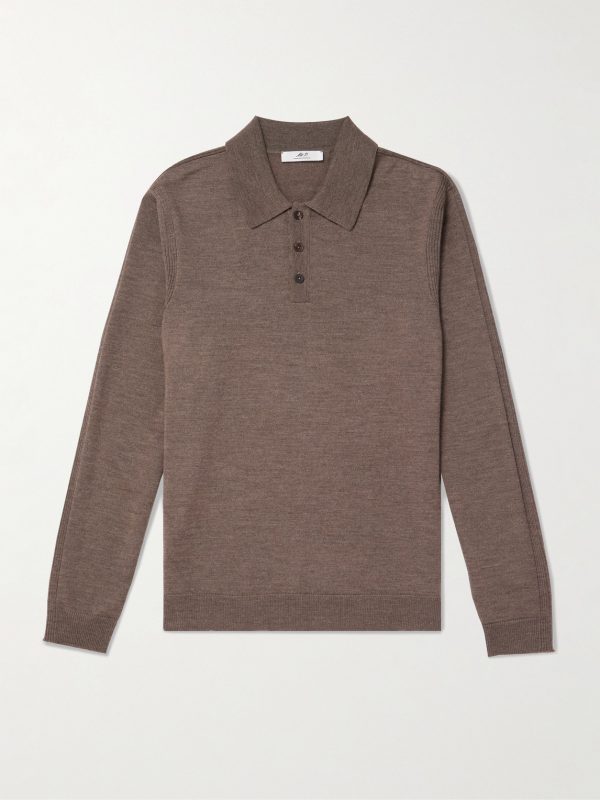 Merino Wool Polo Shirt