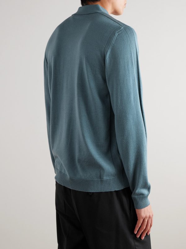 Merino Wool Polo Shirt - BK Merino Wool Polo Shirt - BK