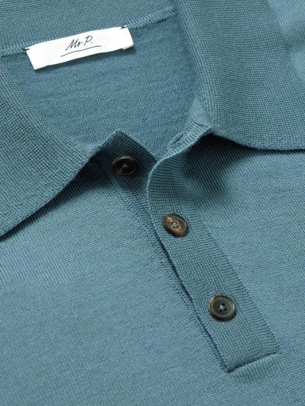 Merino Wool Polo Shirt - CU Merino Wool Polo Shirt - CU