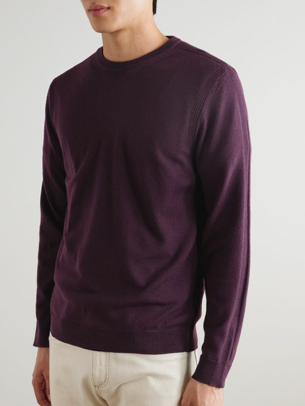 Rib-Detailed Merino Wool Sweater - FR