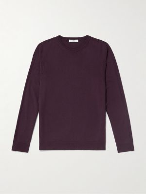Rib-Detailed Merino Wool Sweater