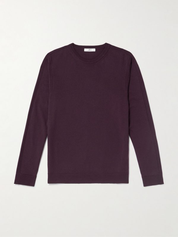 Rib-Detailed Merino Wool Sweater