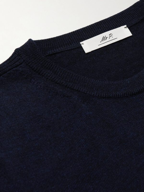 Ribbed Merino Wool T-Shirt - CU Ribbed Merino Wool T-Shirt - CU