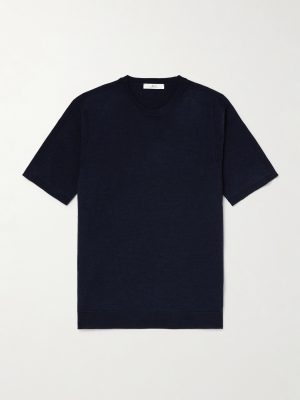 Ribbed Merino Wool T-Shirt