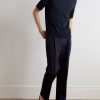 Ribbed Merino Wool T-Shirt - OU Ribbed Merino Wool T-Shirt - OU
