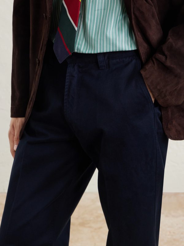 Straight-Leg Cotton Trousers - CU Straight-Leg Cotton Trousers - CU