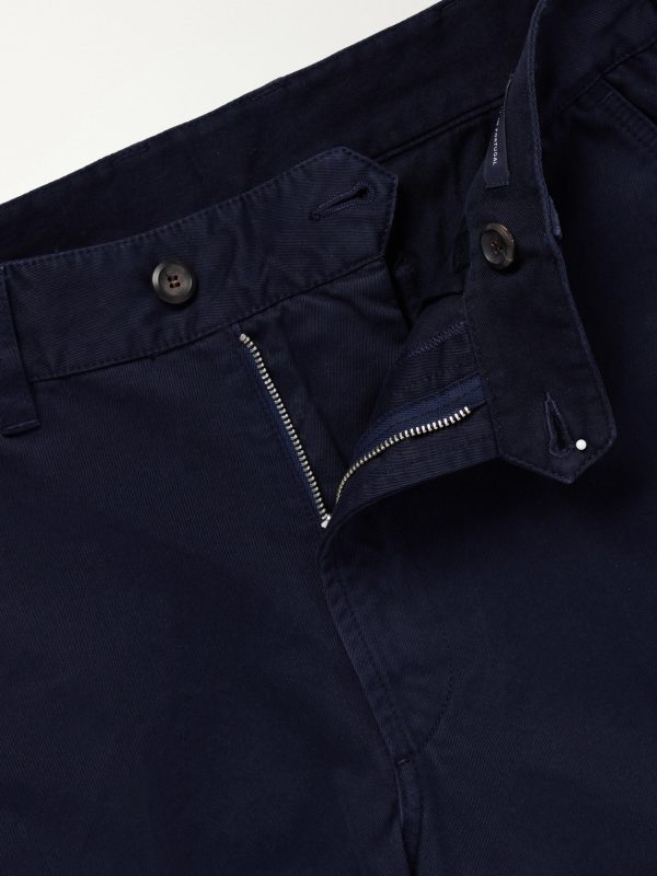 Straight-Leg Cotton Trousers - E1 Straight-Leg Cotton Trousers - E1