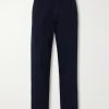 Straight-Leg Cotton Trousers Straight-Leg Cotton Trousers