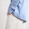 Cutaway-Collar Cotton-Chambray Shirt - CU Cutaway-Collar Cotton-Chambray Shirt - CU