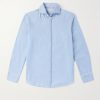 Cutaway-Collar Cotton-Chambray Shirt Cutaway-Collar Cotton-Chambray Shirt